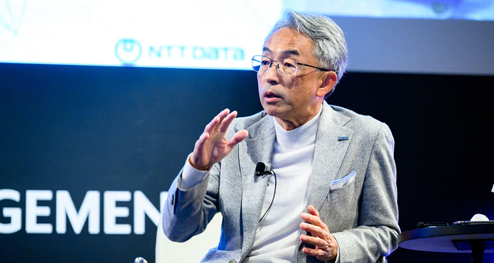 Yutaka Sasaki, President and CEO of NTT DATA Group