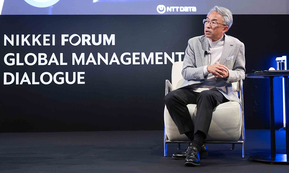 Yutaka Sasaki, President and CEO of NTT DATA Group