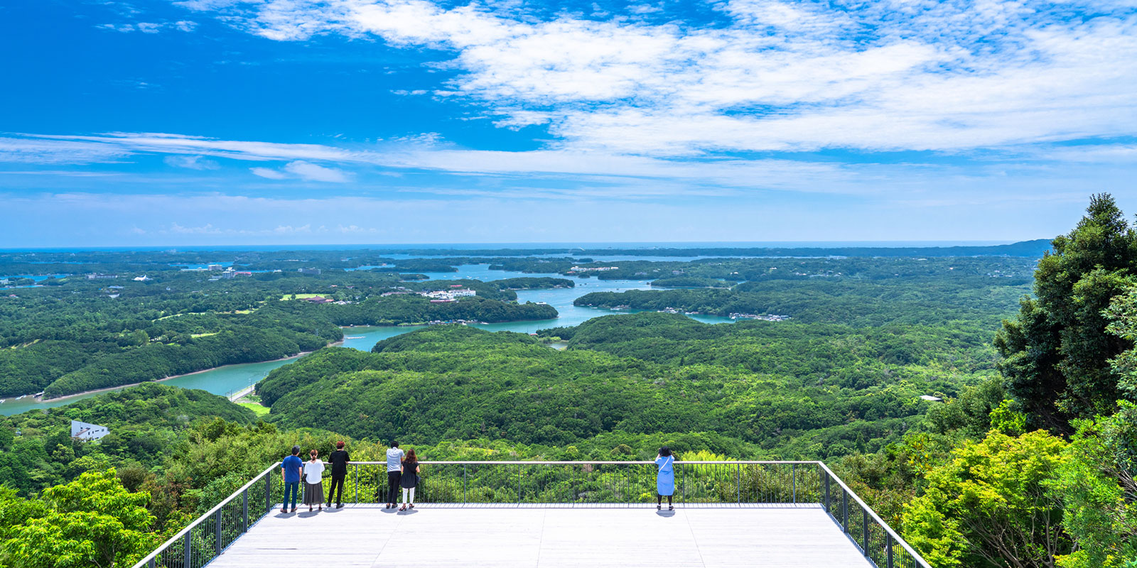 Shima’s Ago Bay area as seen from Yokoyama Observation Deck within Ise-Shima National Park | Pixta 