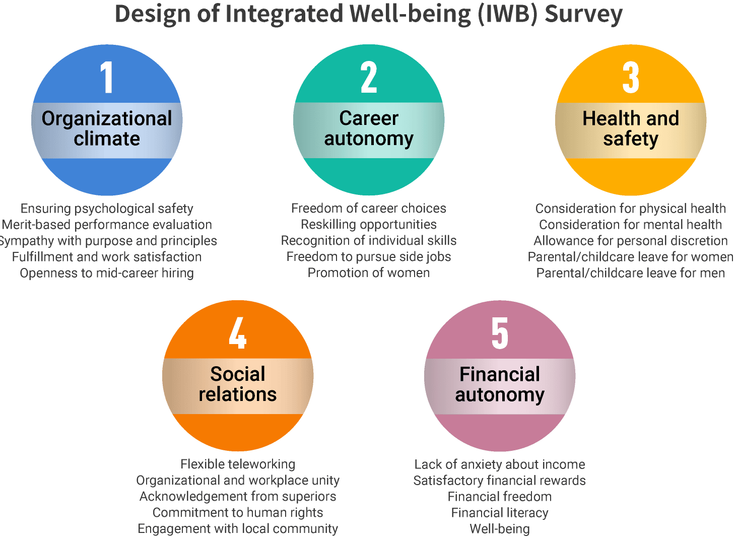 Design of Integrated Well-being (IWB) Survey